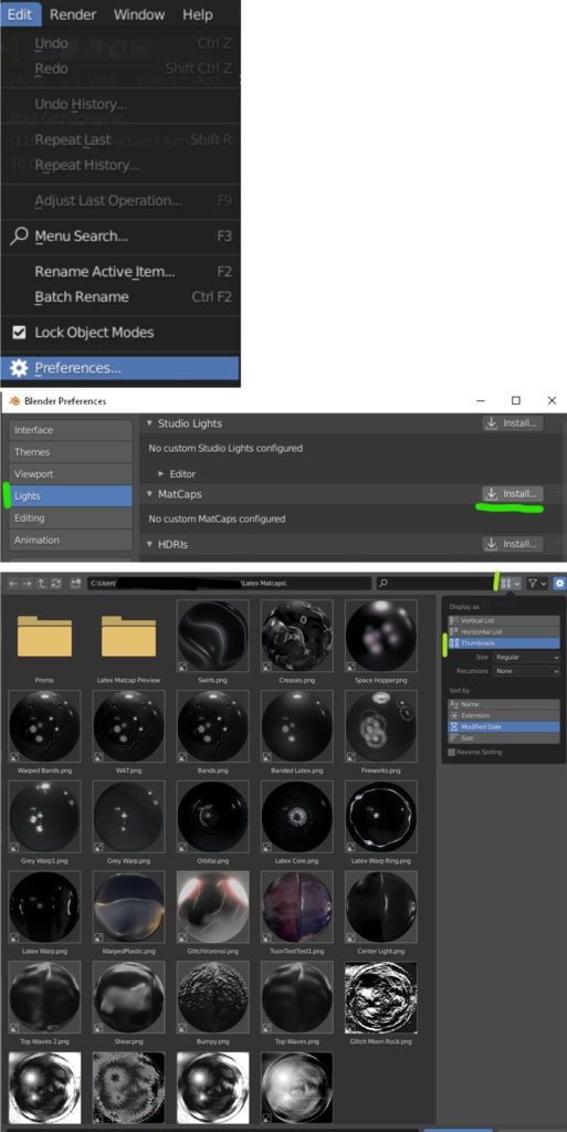 Matcap Generator (Blender) ¦ 球体テクスチャジェネレータ