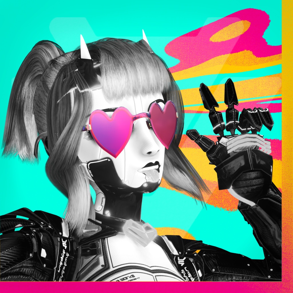 FREE RETRO SHADES PACK ¦ VRCHAT / UNITY / BLENDER ¦¦¦ レトロスタイルサングラス VR-Chat