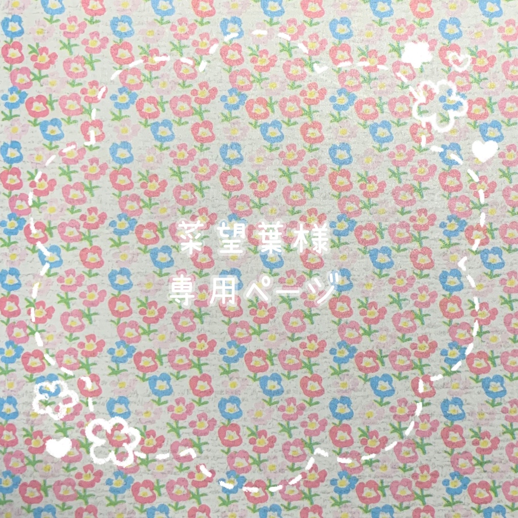 菜望葉様専用ページ
