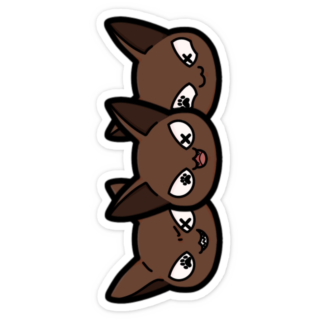 狗神 鳴‐イヌガミ ナル‐マスコット『チョパン』ステッカー