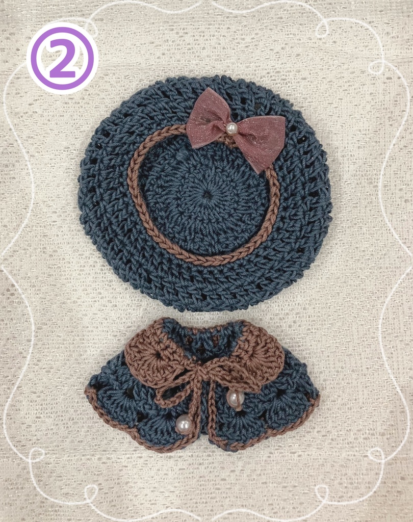 【第3弾】ぬいのお洋服(ぼうしポンチョセット)