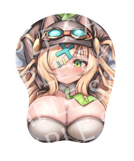 チシャミニおっぱいマウスパッドストラップ