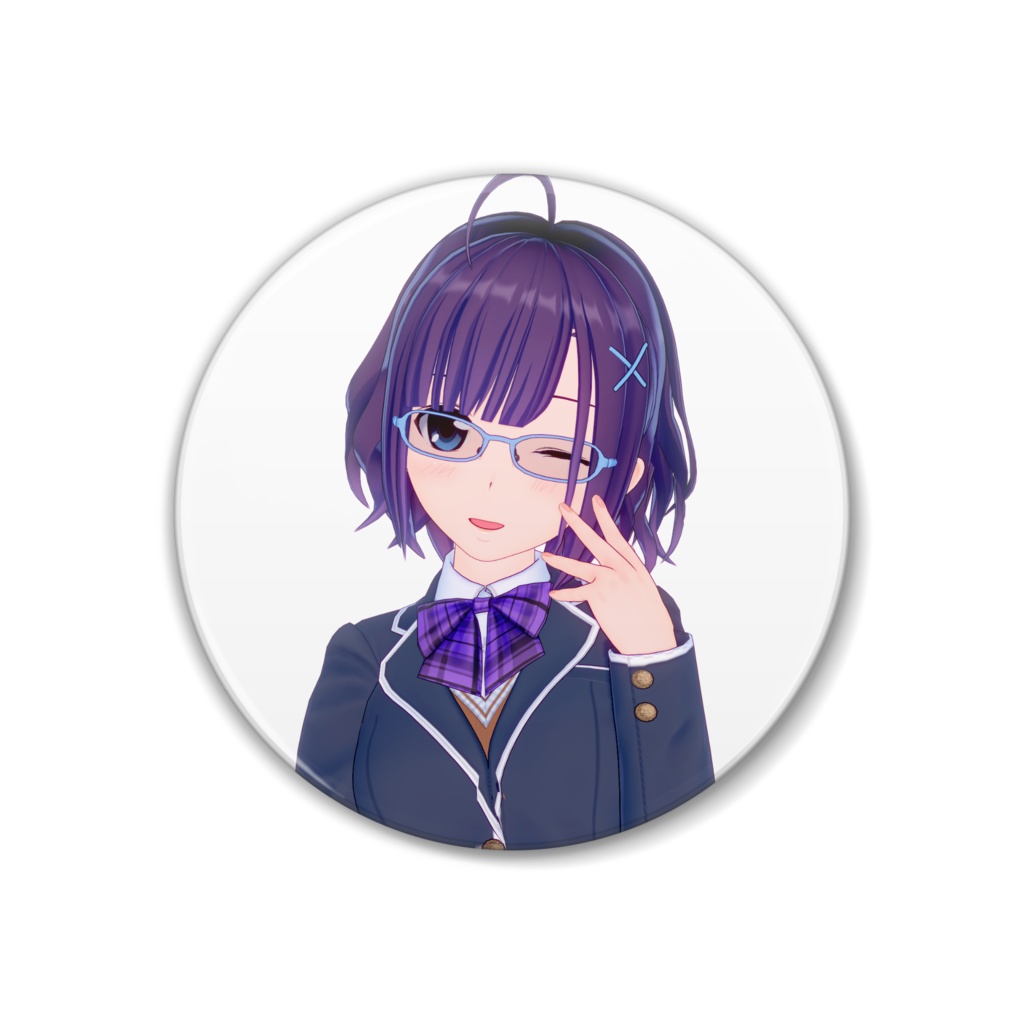 七篠缶バッジ