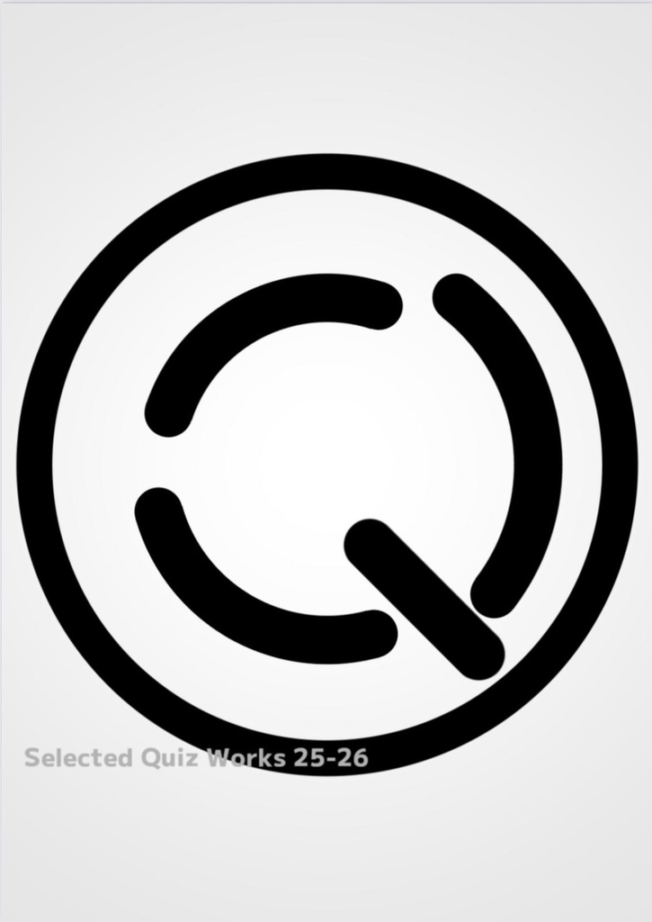 【スプシ付】Selected Quiz Works 25-26