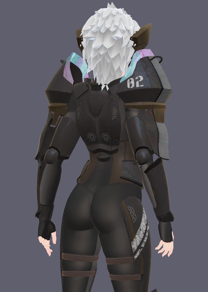 【VRChat想定】Rushlup / ラッシュラップ v1.1【オリジナルアバター】