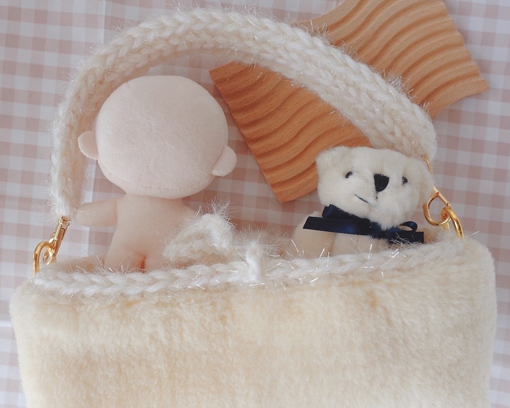 【受注生産】ぬい用のおでかけバッグ(1~2人用)