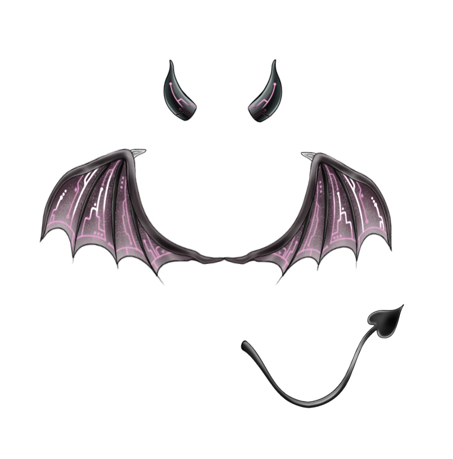 【Live2Dで動く】悪魔になれるセット(8色+無地)【VtubeStudio対応】