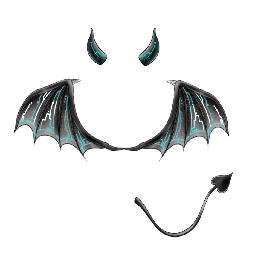 【Live2Dで動く】悪魔になれるセット(8色+無地)【VtubeStudio対応】