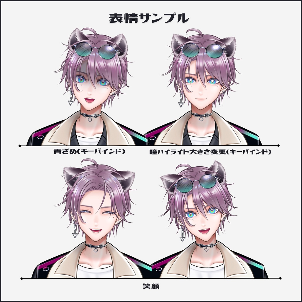 【汎用Live2Dモデル】あらいぐま君(男性)【VtubeStudio対応】