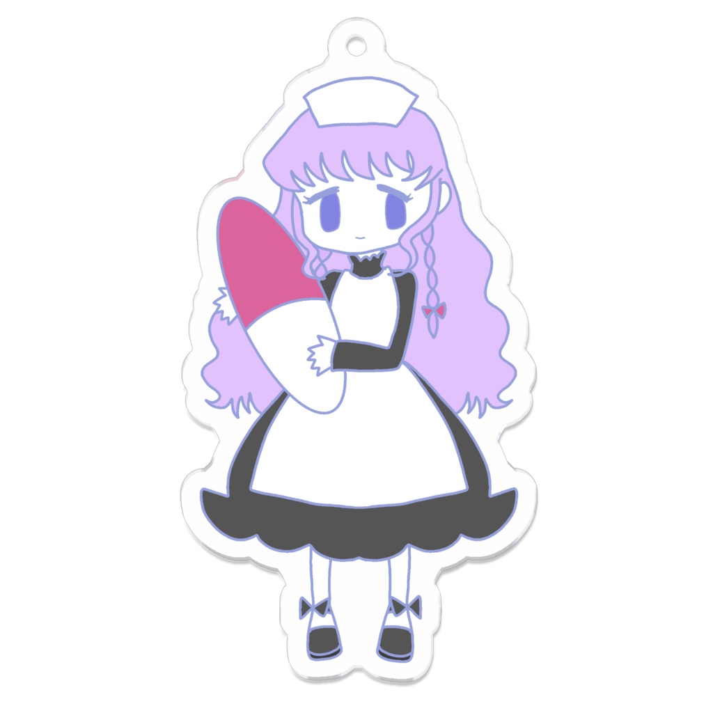 ナースちゃんメリルシュシュのアクリルキーホルダー