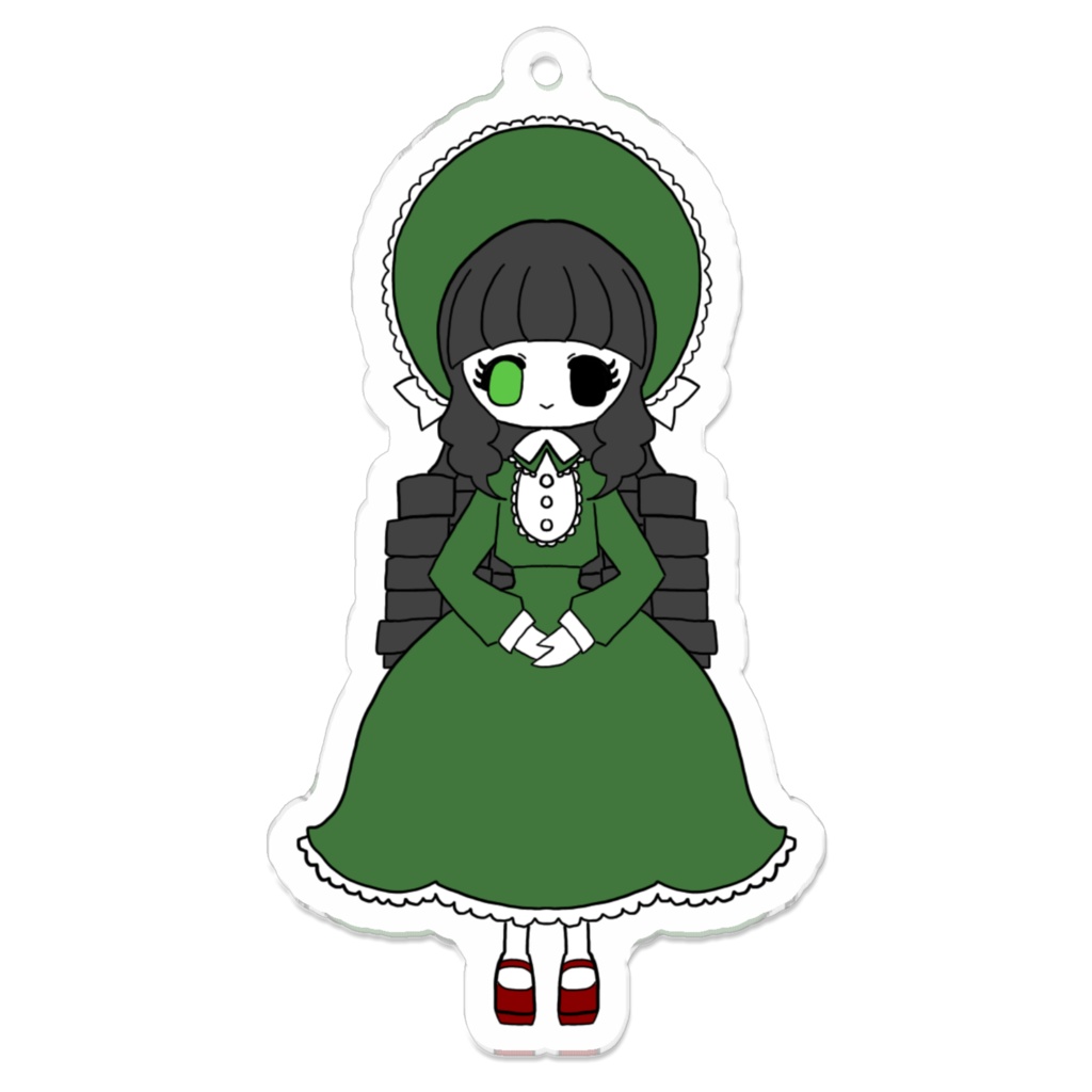 彼女のアクリルキーホルダー