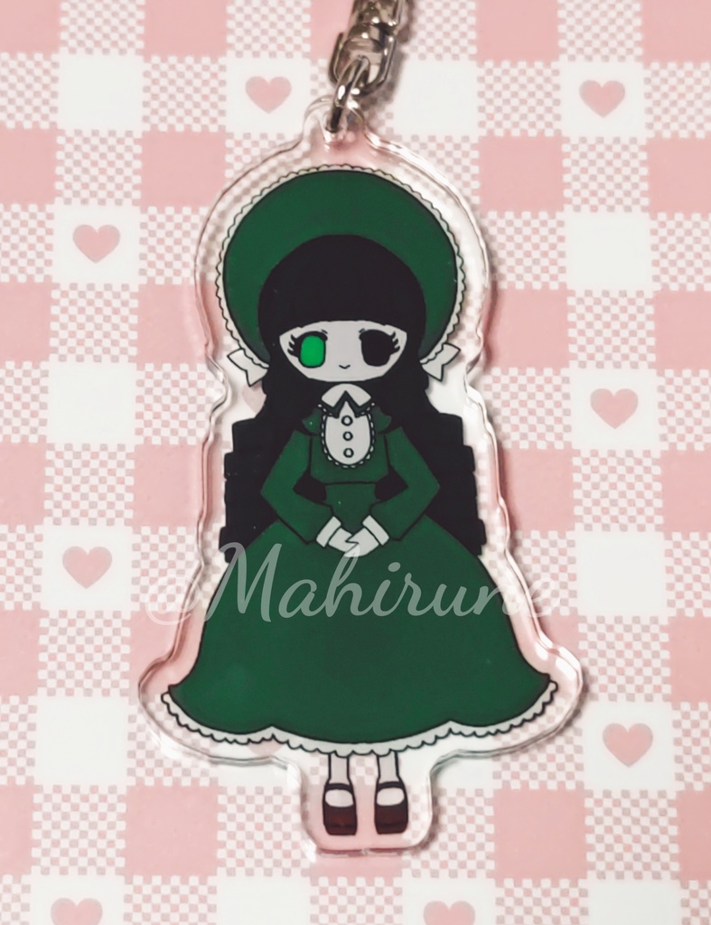 彼女のアクリルキーホルダー