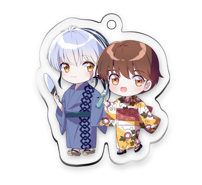 まおなの浴衣アクキー