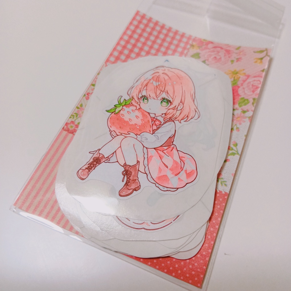 【D】かわいい水彩風イラストダイカットシール 15種30枚 ダイカットステッカー