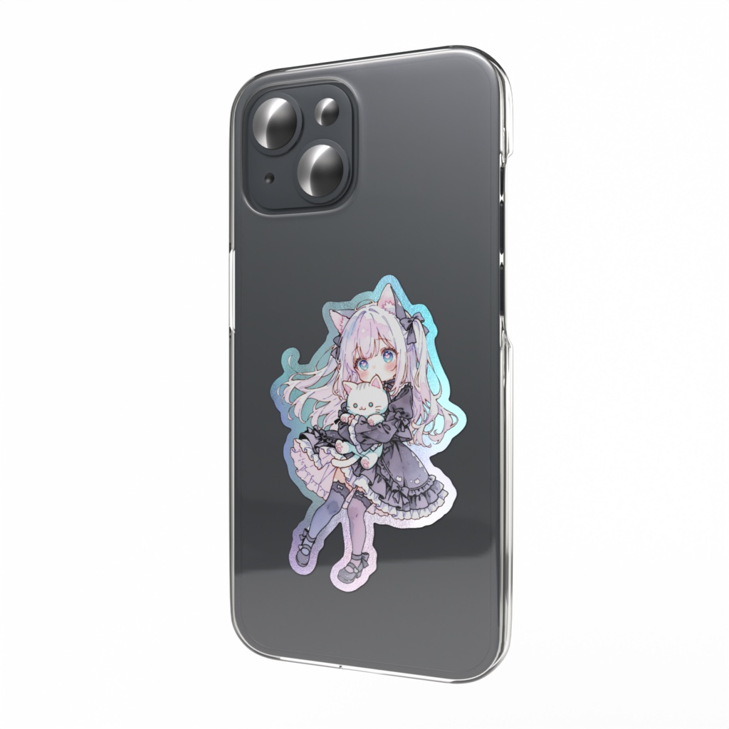 【ねことドレス】オーロラステッカー