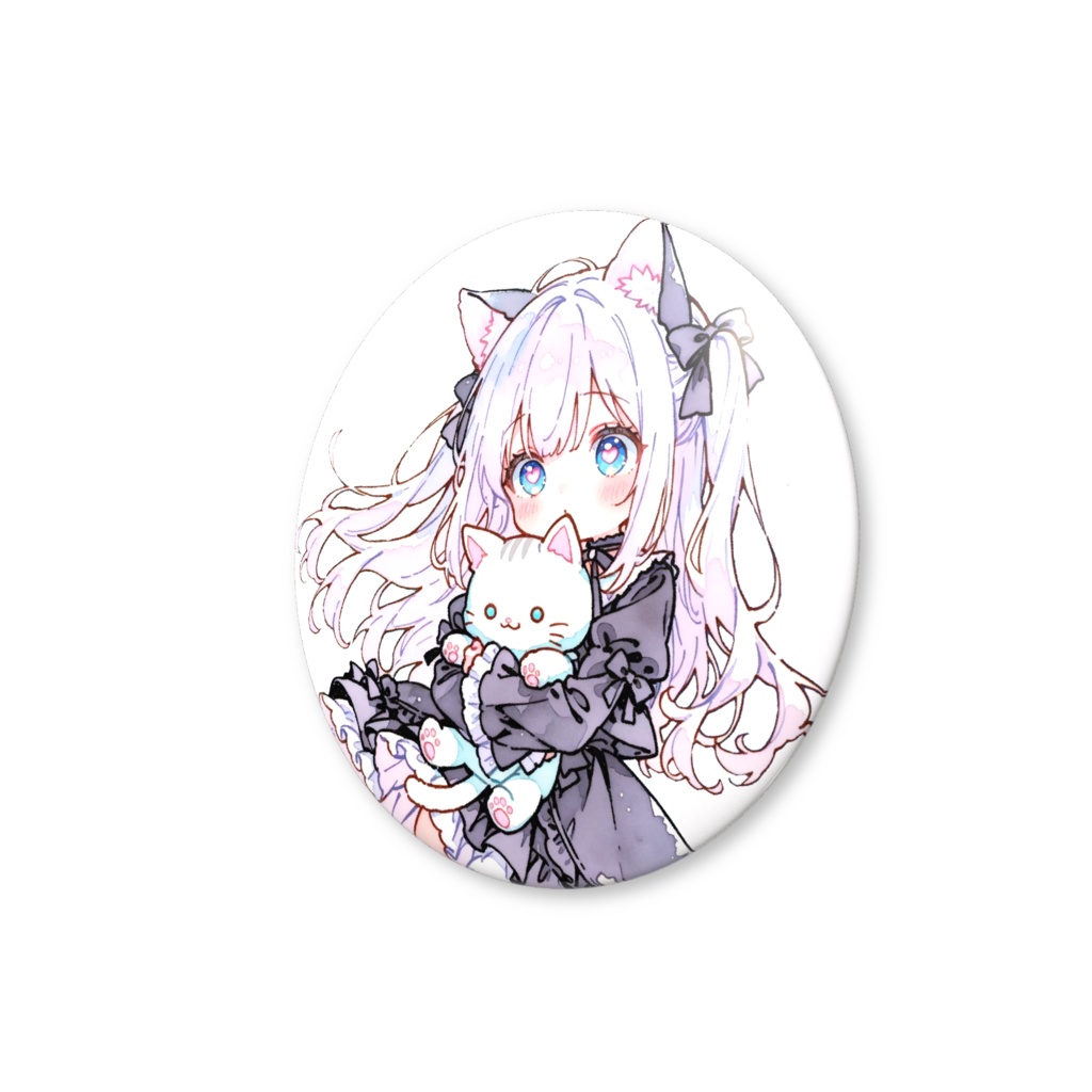 【ねことドレス】缶バッジ(バリュー)