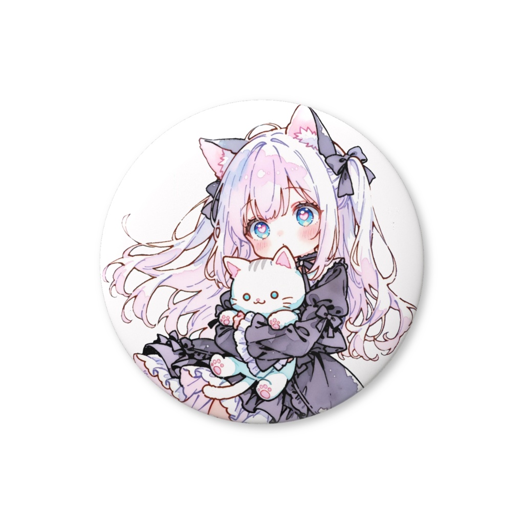 【ねことドレス】缶バッジ(バリュー)