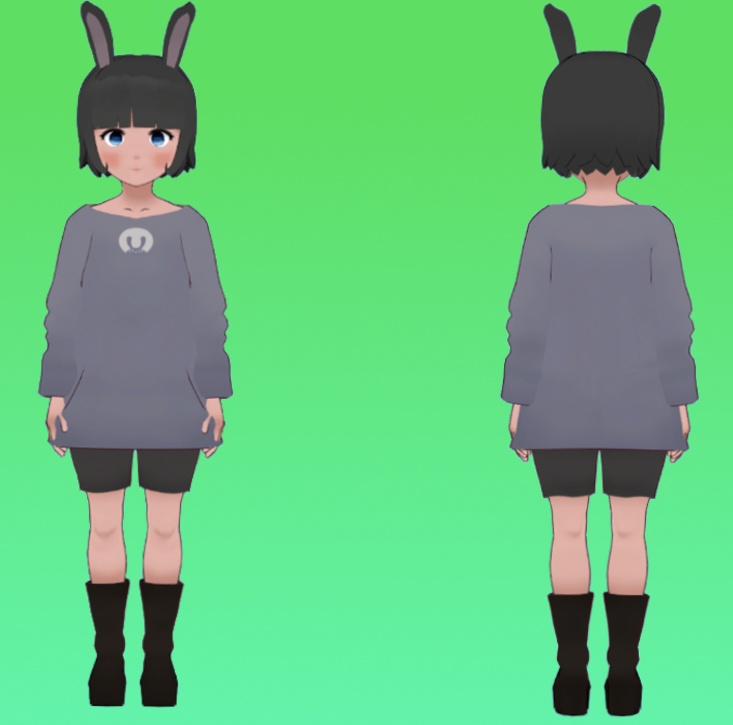 Bunny avatar for vtubing ! // vtubing用のバニーアバター!