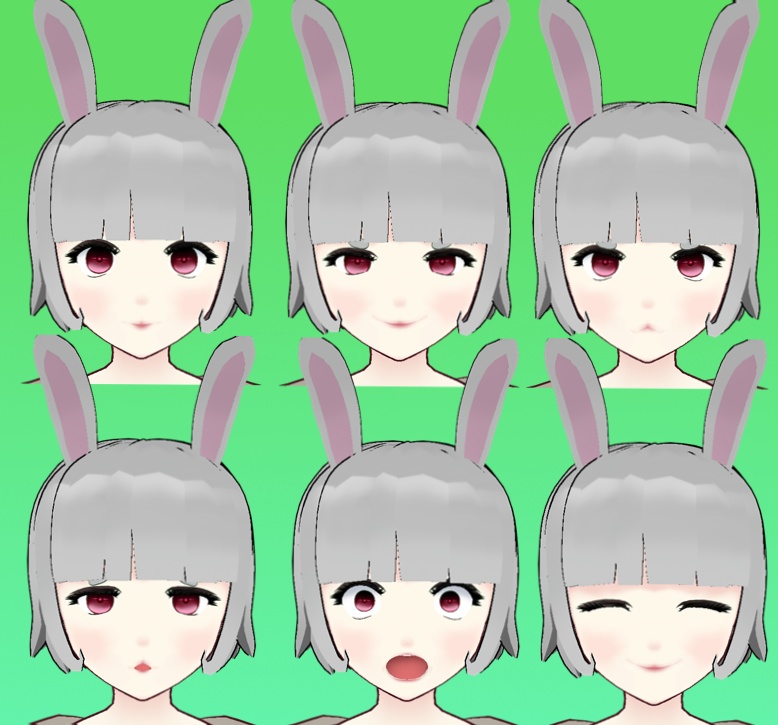 Bunny avatar for vtubing ! // vtubing用のバニーアバター!