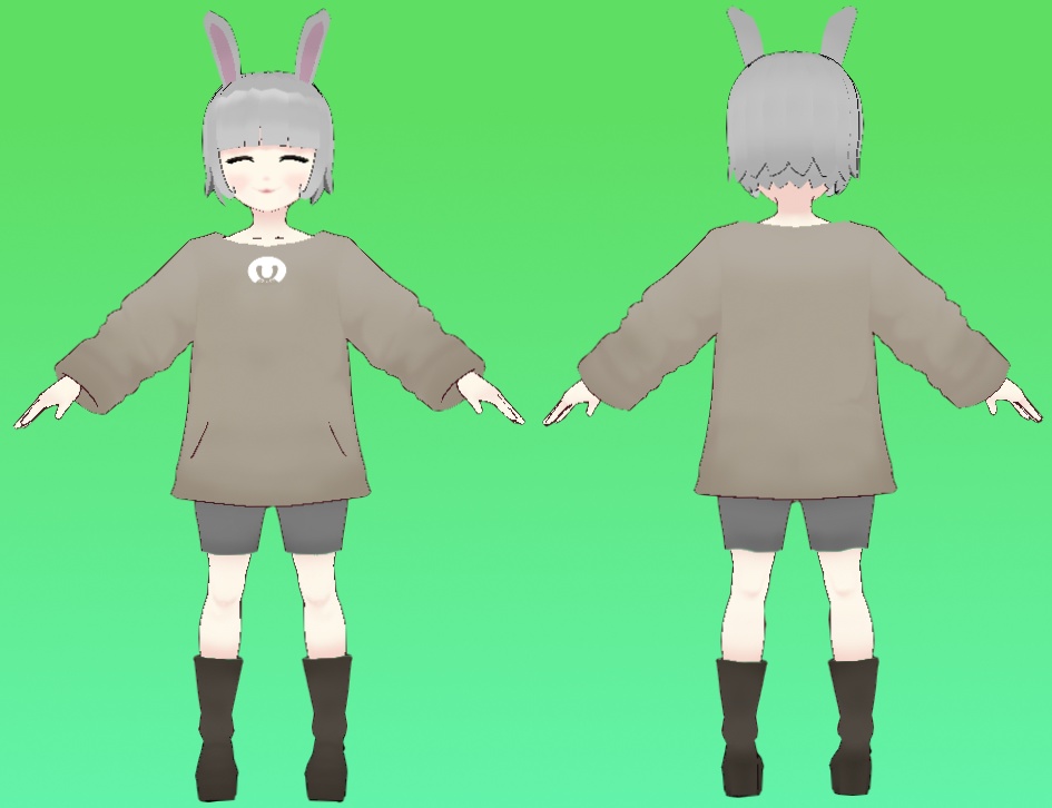 Bunny avatar for vtubing ! // vtubing用のバニーアバター!