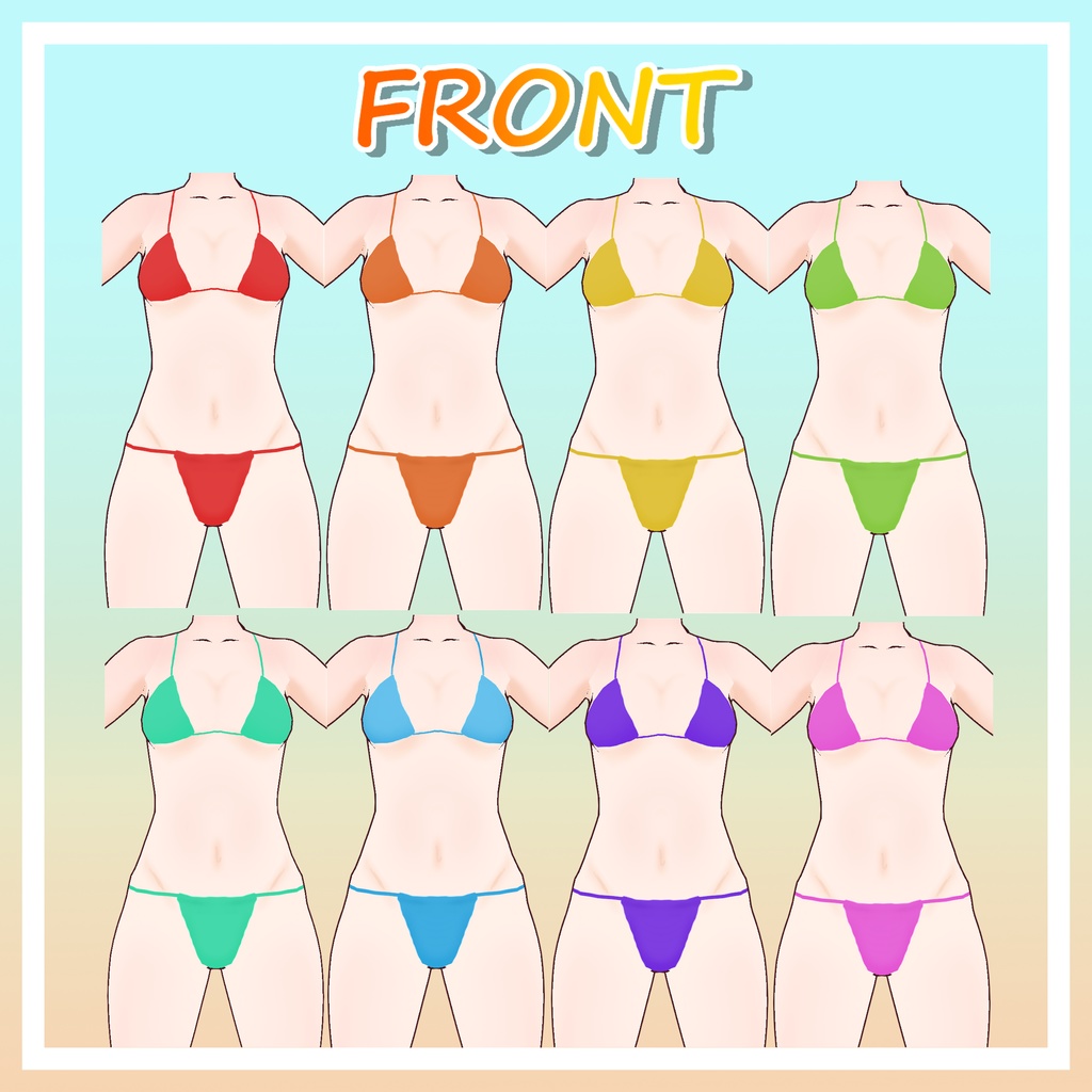 VROID Bikini texture || VROIDビキニテクスチャ