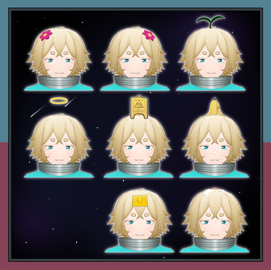 VROID Among us accesories || VROID Among us アクセサリー