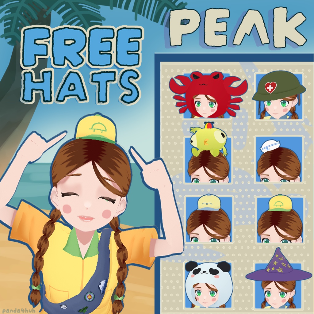 VROID Peak hats || VROID Peak 帽子