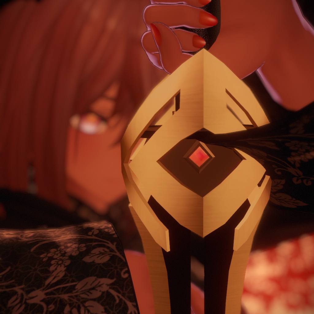 💎50% OFF💎【オリジナル3Dモデル】中国剣「石巖」【ModularAvatar対応版ギミック付きあり】