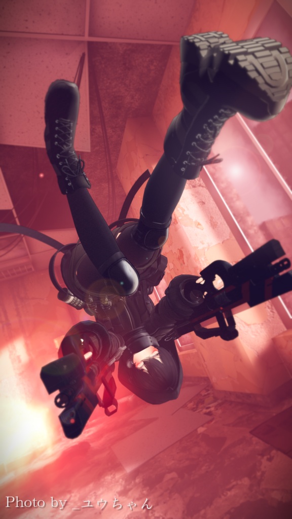 【ModularAvatar対応】VRChat想定 Avatars3.0向けギミック 「09P」【エネルギー/レーザー/ビーム/ライフル/マシンガン】