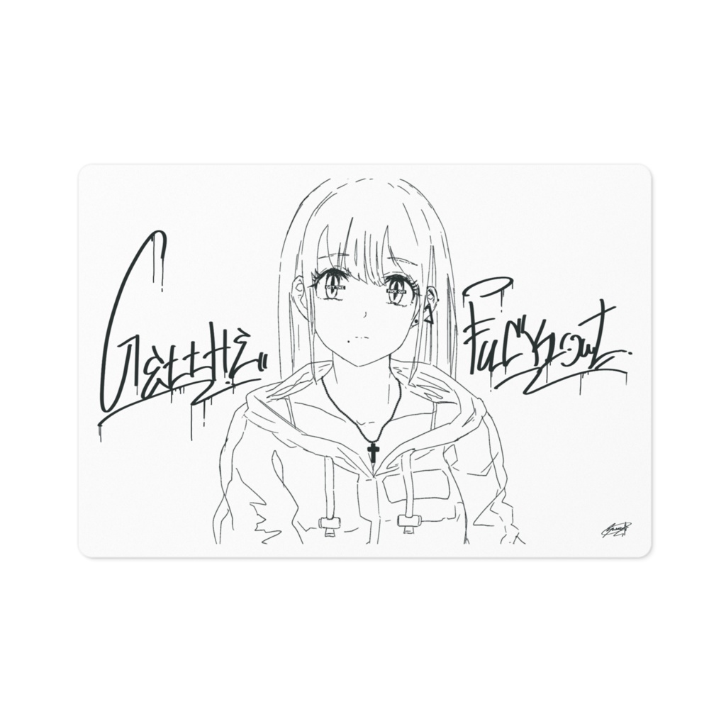 【ステッカー】Get the fxxk out Sticker