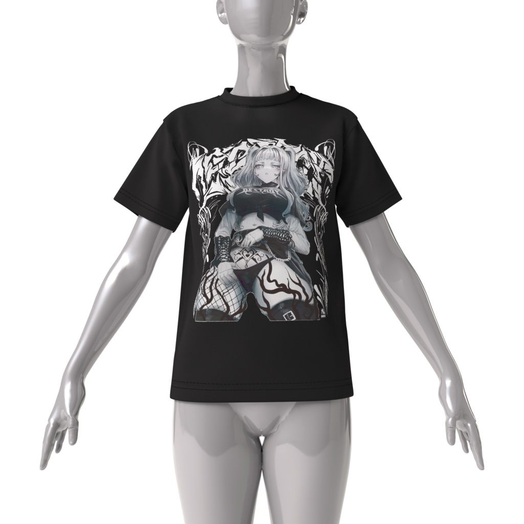 【BIG silhouette】''DESTROY'' Tee. Ver 1.02