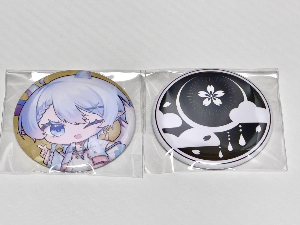 望天紋＆ミニるく缶バッジセット