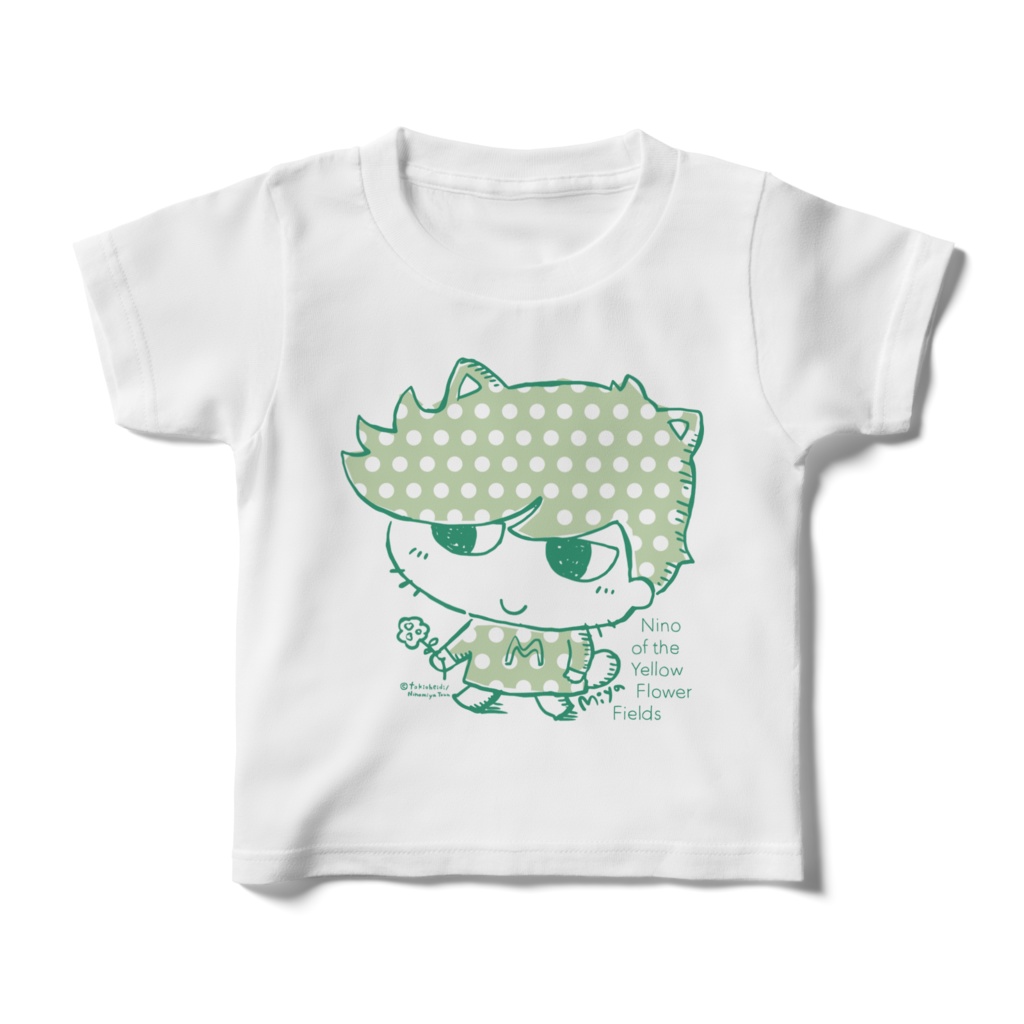 「菜の花畑のニーノ」ミーヤのキッズTシャツ