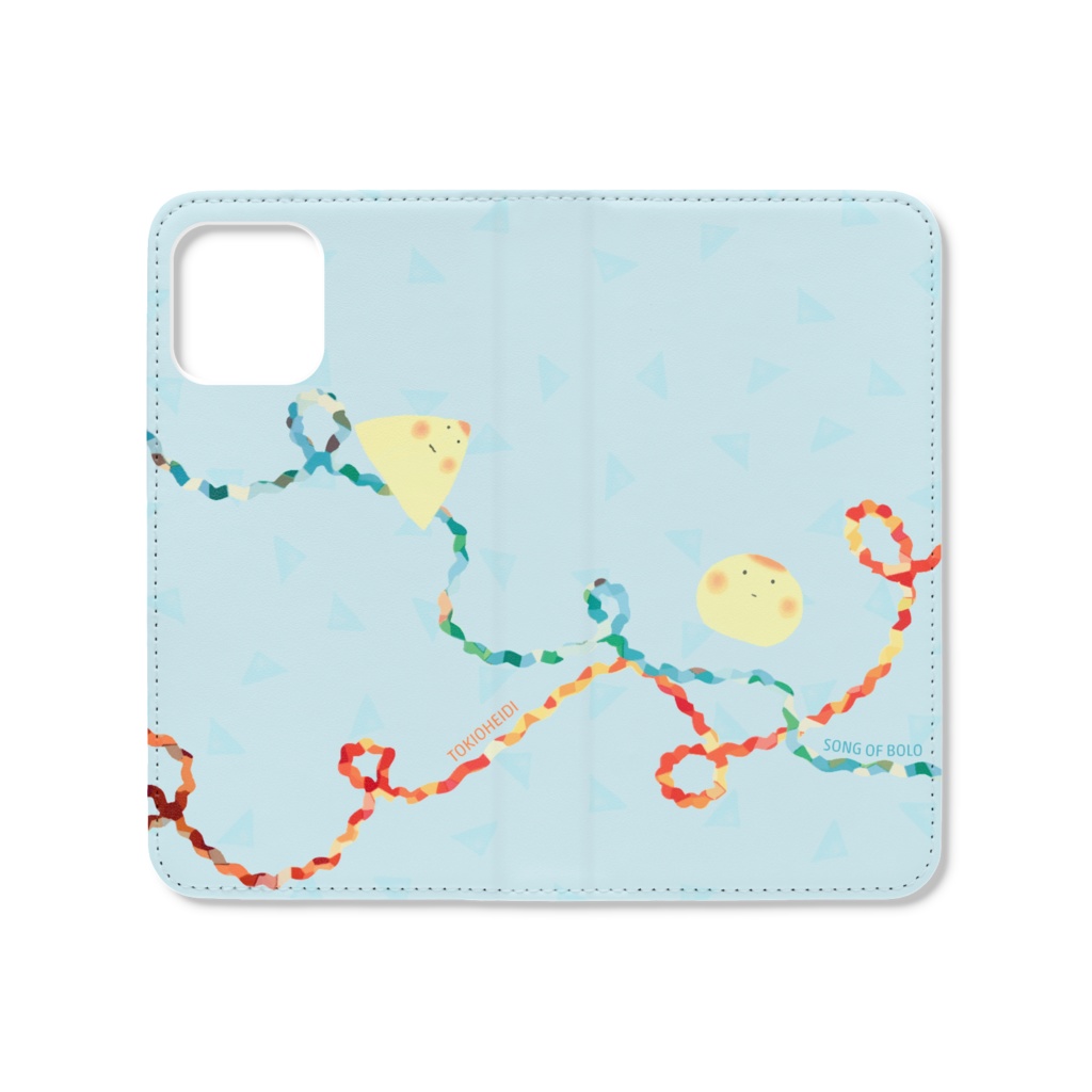 「ボウロのうた」手帳型iPhoneケース