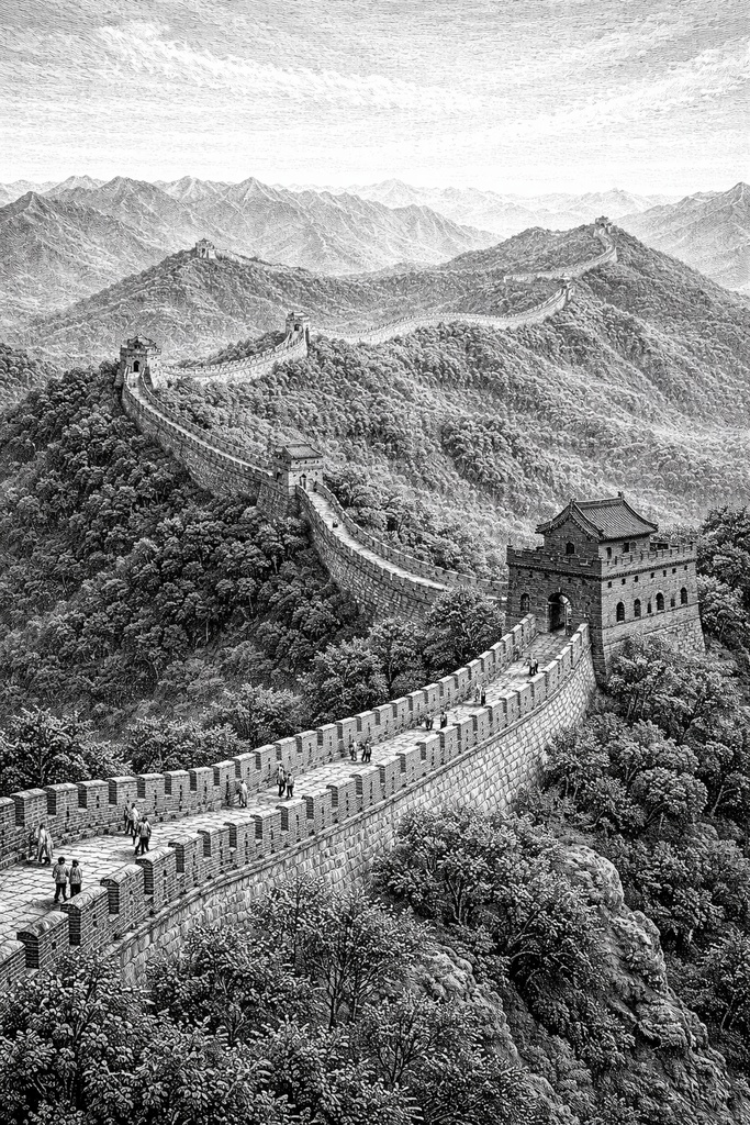 中国名所めぐり　万里の長城　桂林山水　紫禁城