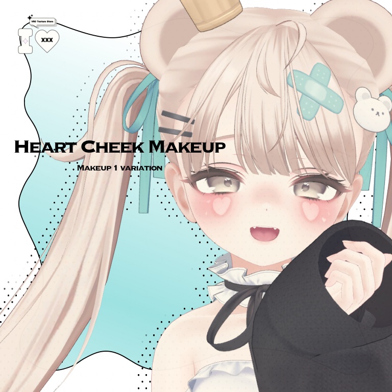 Heart Cheek Makeup【ミルフィ対応・専用】