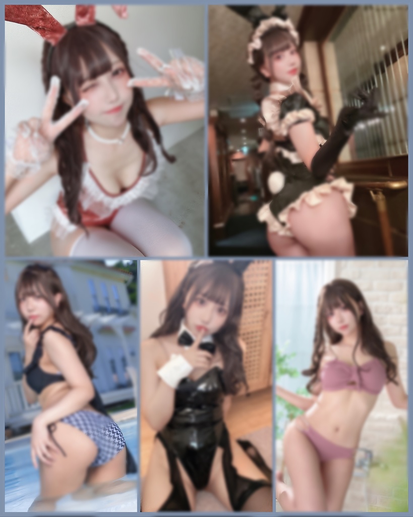 夏チェキ(バニー👯♀️&水着👙)