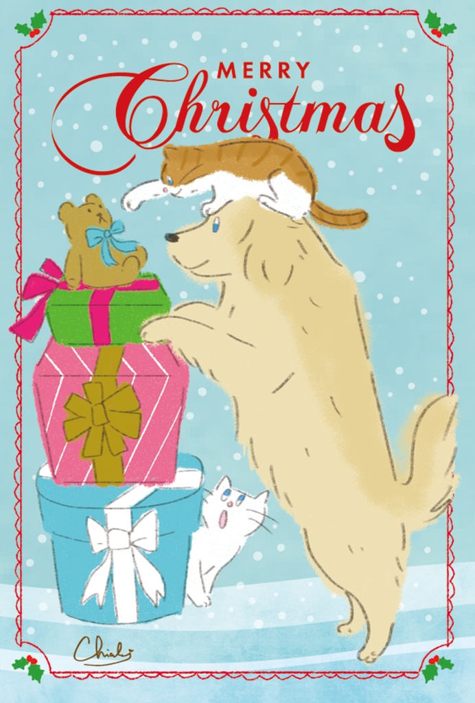 クリスマスポストカード