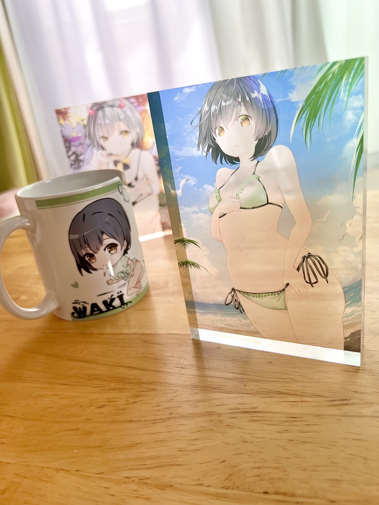 水着_和希ちゃんのアクリルブロック