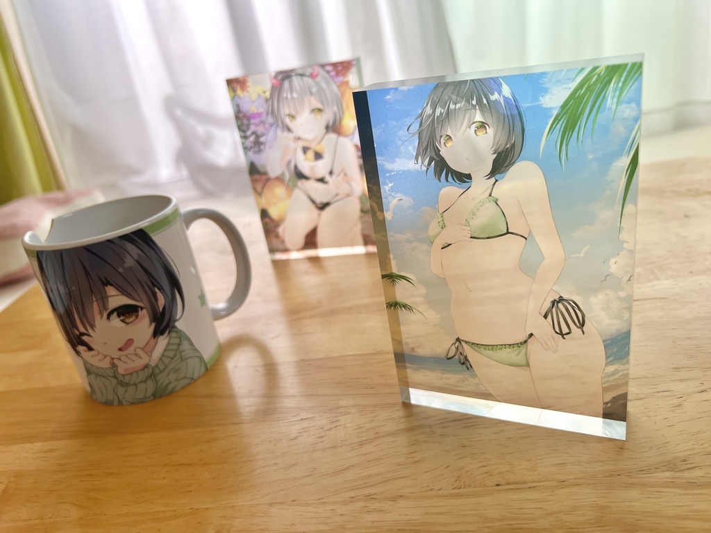 水着_和希ちゃんのアクリルブロック