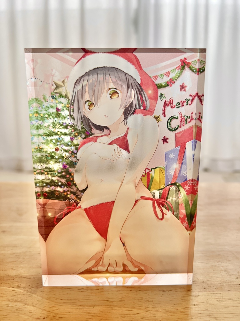 【期間限定 12/25まで】和希ちゃんサンタのアクリルブロック