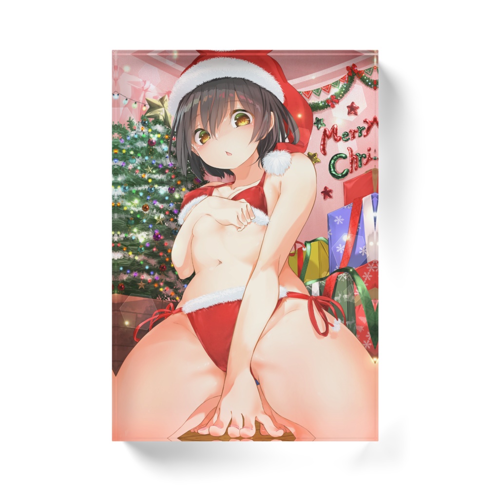 【期間限定 12/25まで】和希ちゃんサンタのアクリルブロック