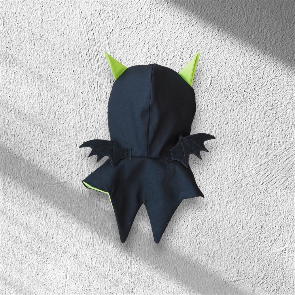 デビル風フードつきポンチョ