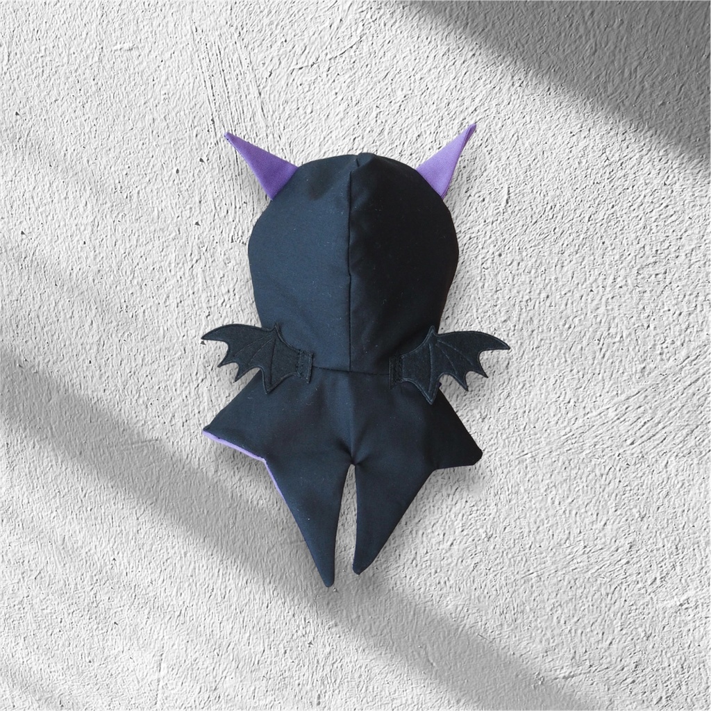 デビル風フードつきポンチョ