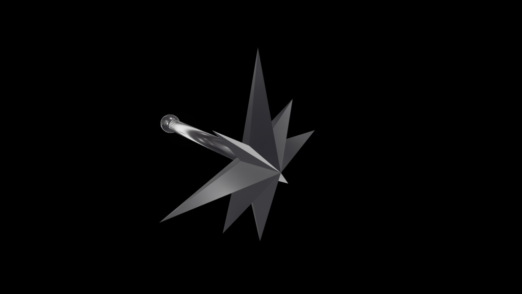 【無料】EarringsStar / 星型ピアス【VRChat想定】