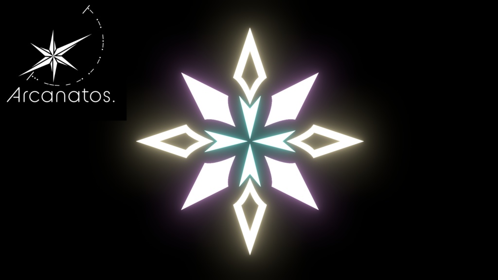 【VRChat想定】StarsHalo/星モチーフの天使の輪(アニメーション付き)