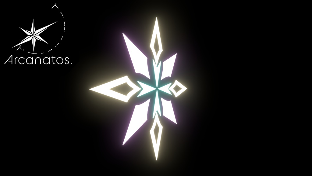 【VRChat想定】StarsHalo/星モチーフの天使の輪(アニメーション付き)