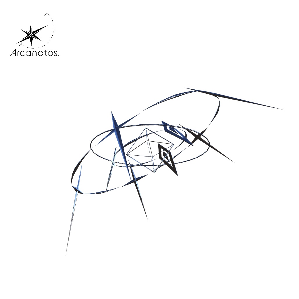 【VRChat想定】StarShieldHalo/星盾モチーフヘイロー(天使の輪)