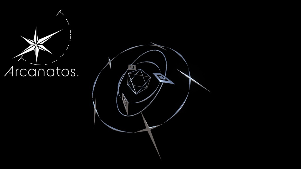 【VRChat想定】StarShieldHalo/星盾モチーフヘイロー(天使の輪)