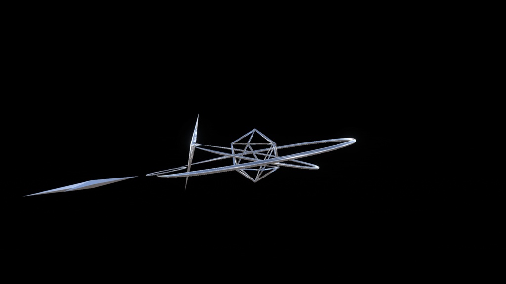 【VRChat想定】RingHalo / 円環と星モチーフの天使の輪(ヘイロー)